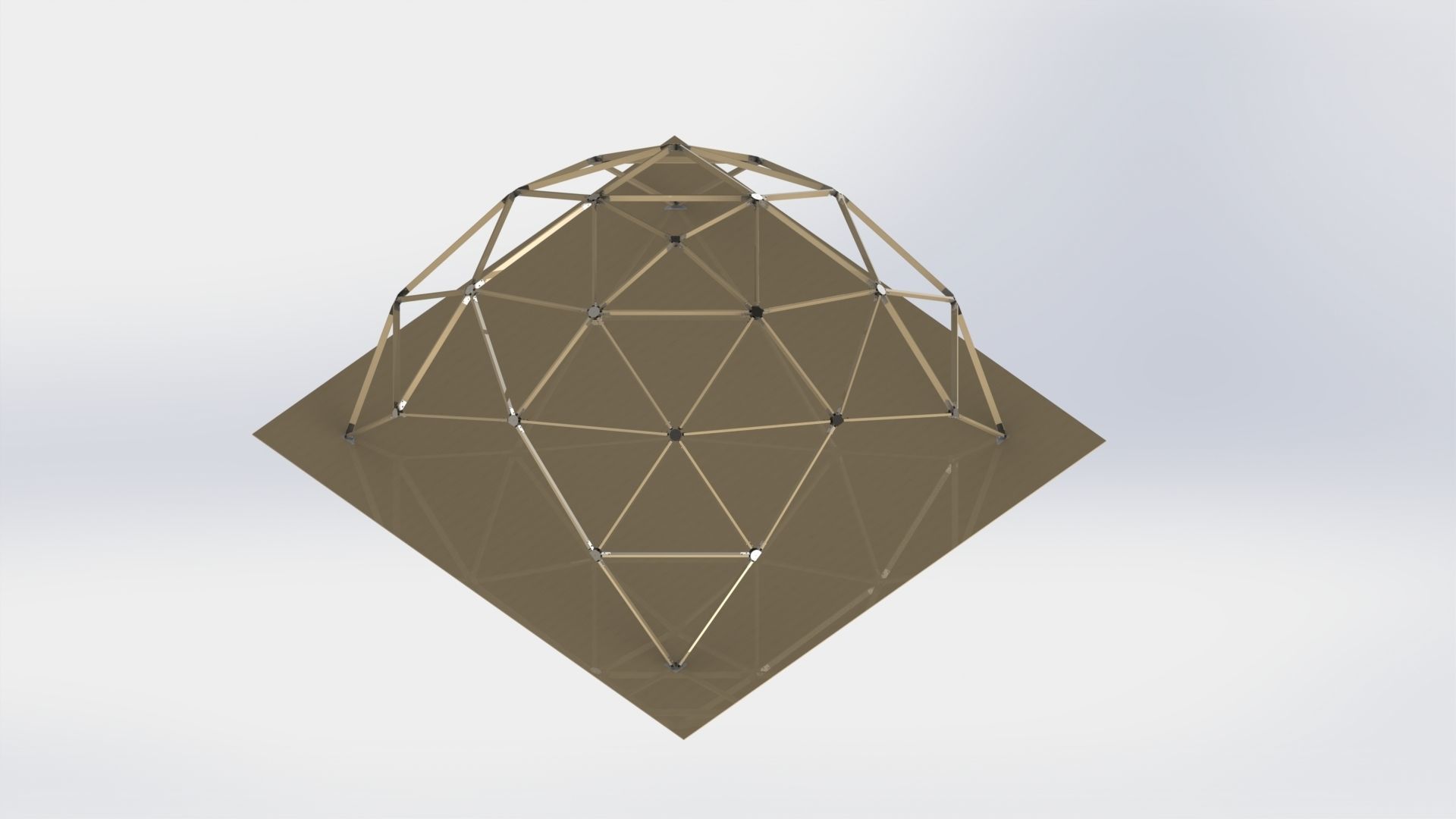 Arbour 7x7x4m 3D model_10