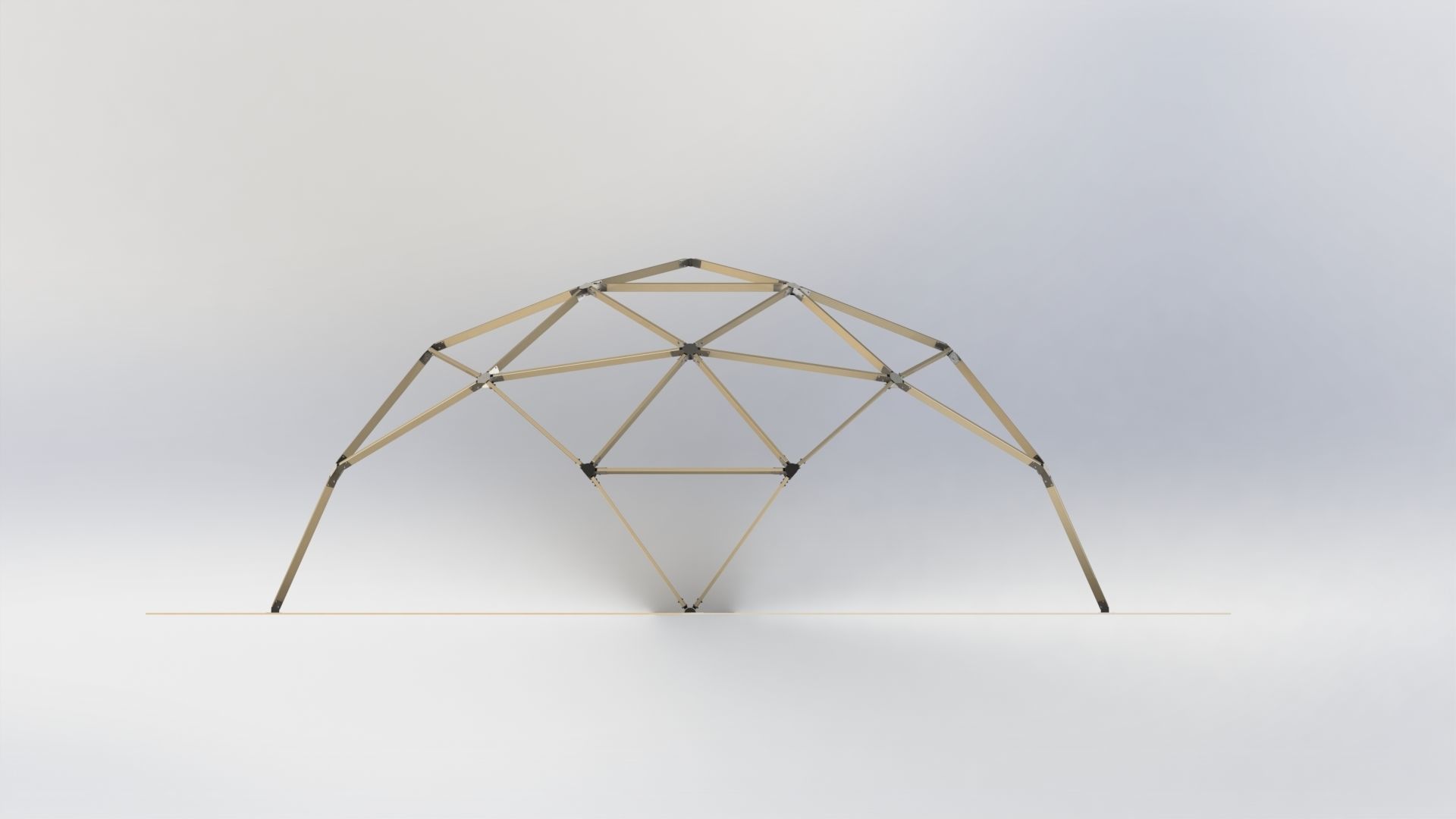 Arbour 7x7x4m 3D model_8