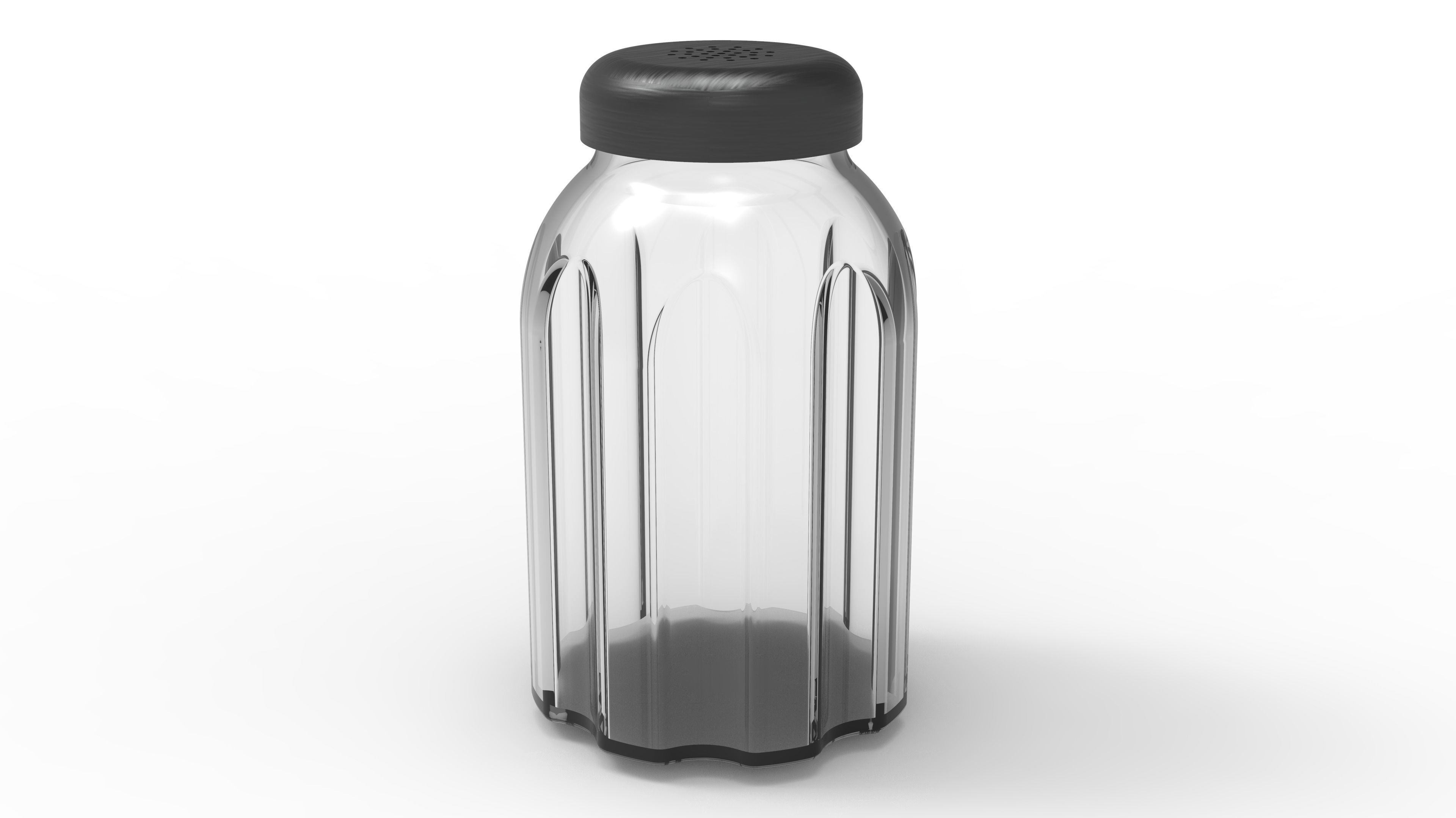 Salt container 3D model_4