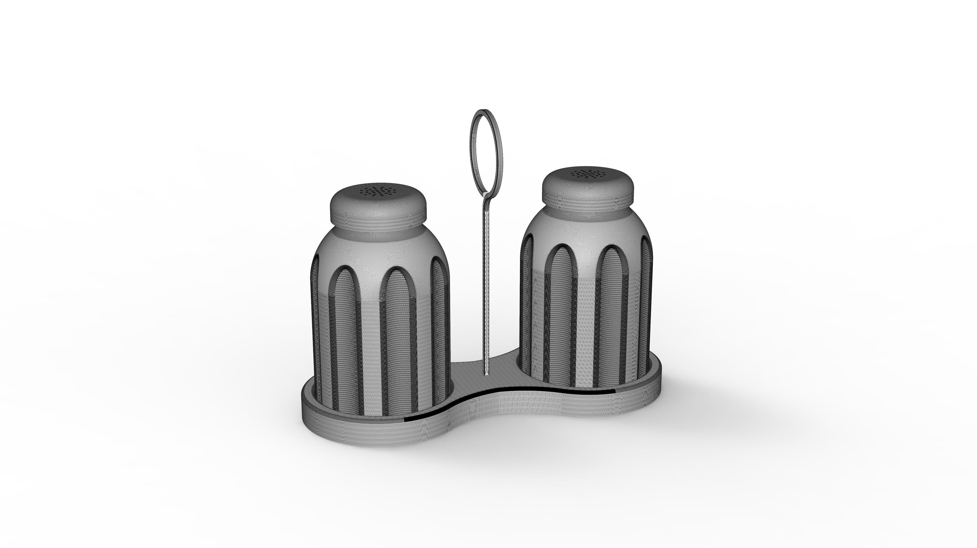 Salt container 3D model_33