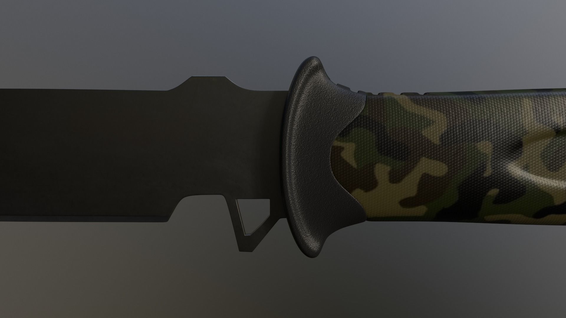 Bush Knife  3D model_7