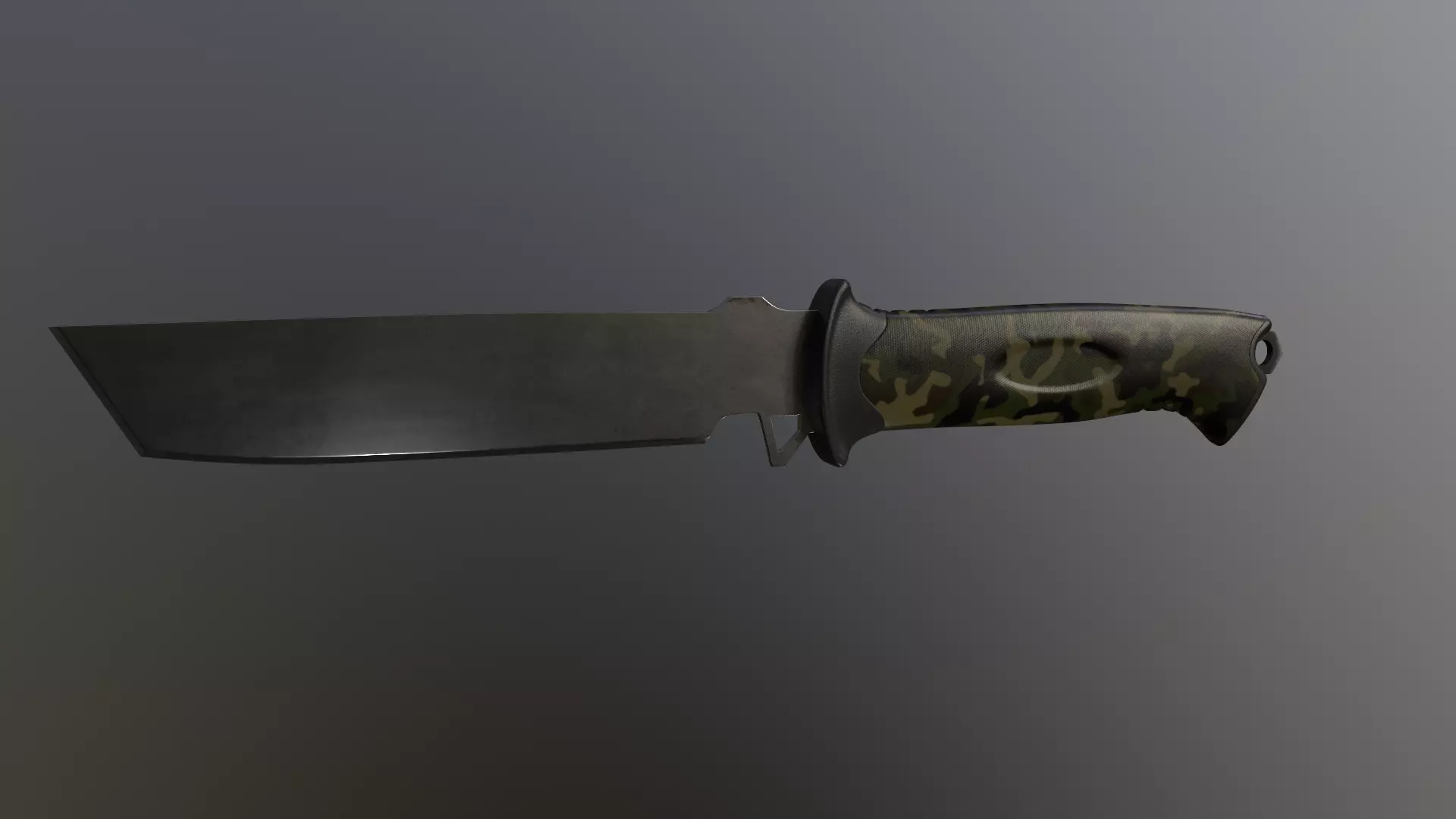 Bush Knife  3D model_0