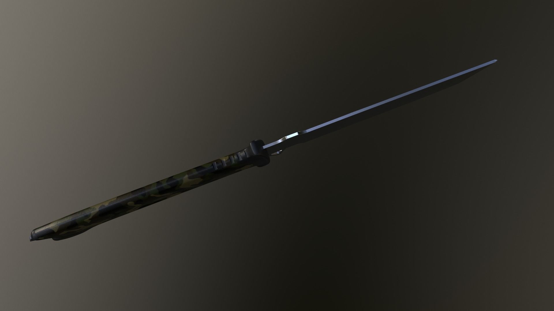 Bush Knife  3D model_3