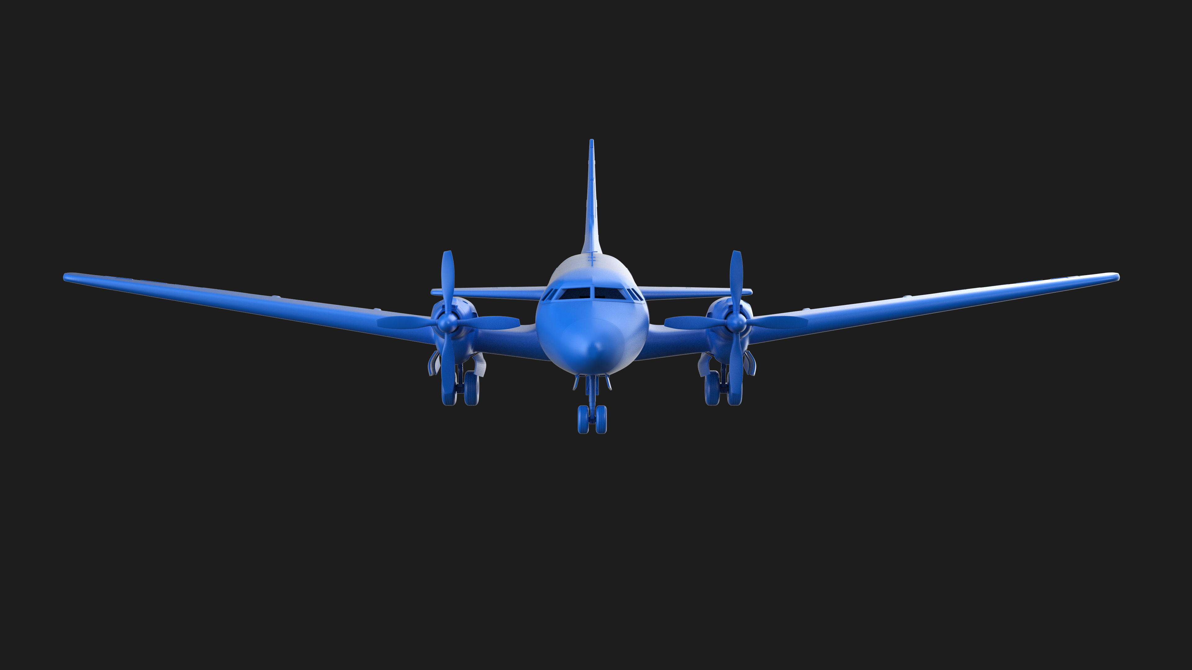 HAWKER SIDDELEY HS 748 3D print model_1