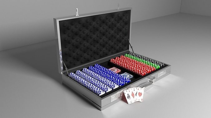 Poker case 3D model