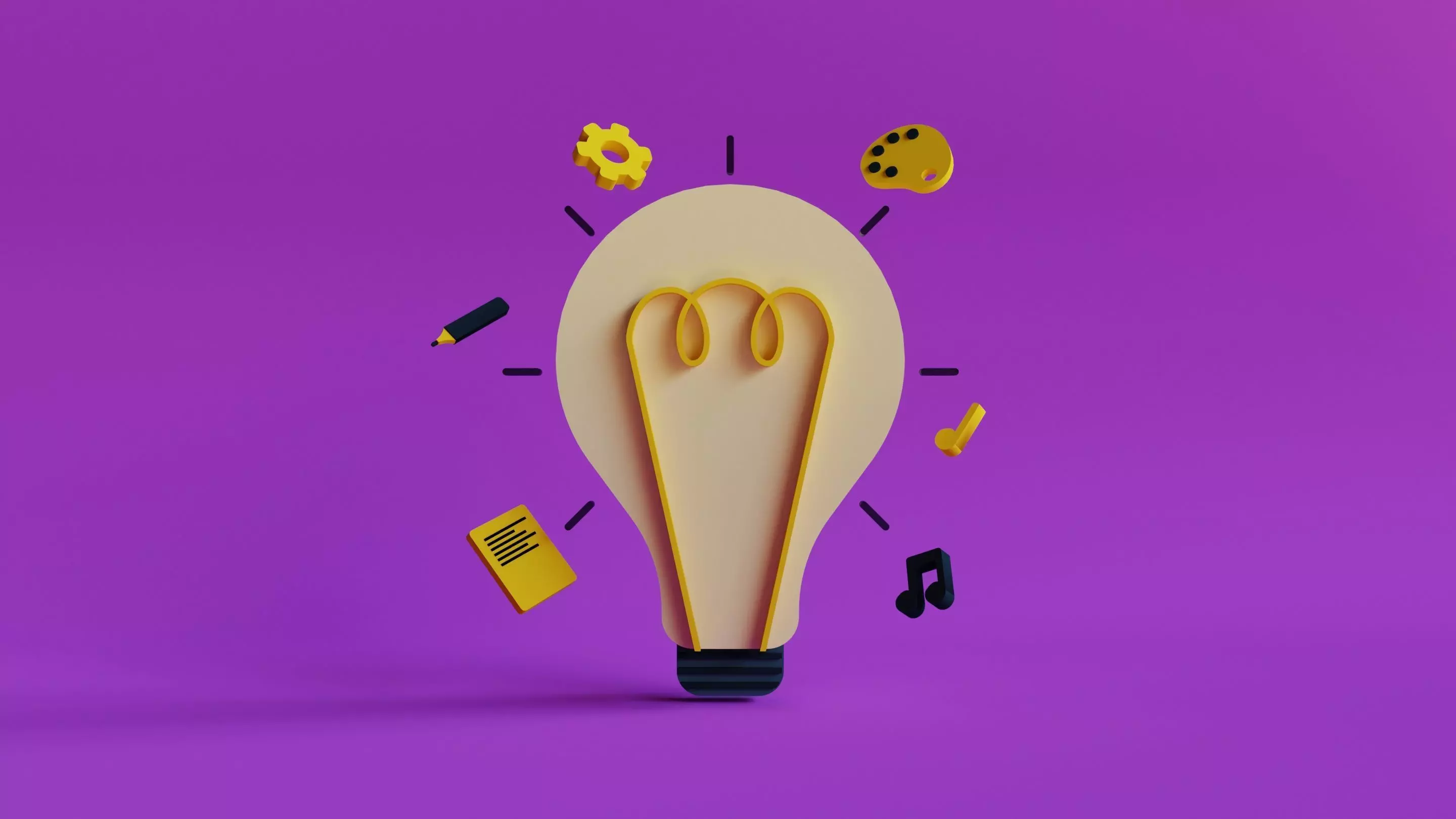 Idea in 3D Illustration Design Free 3D model