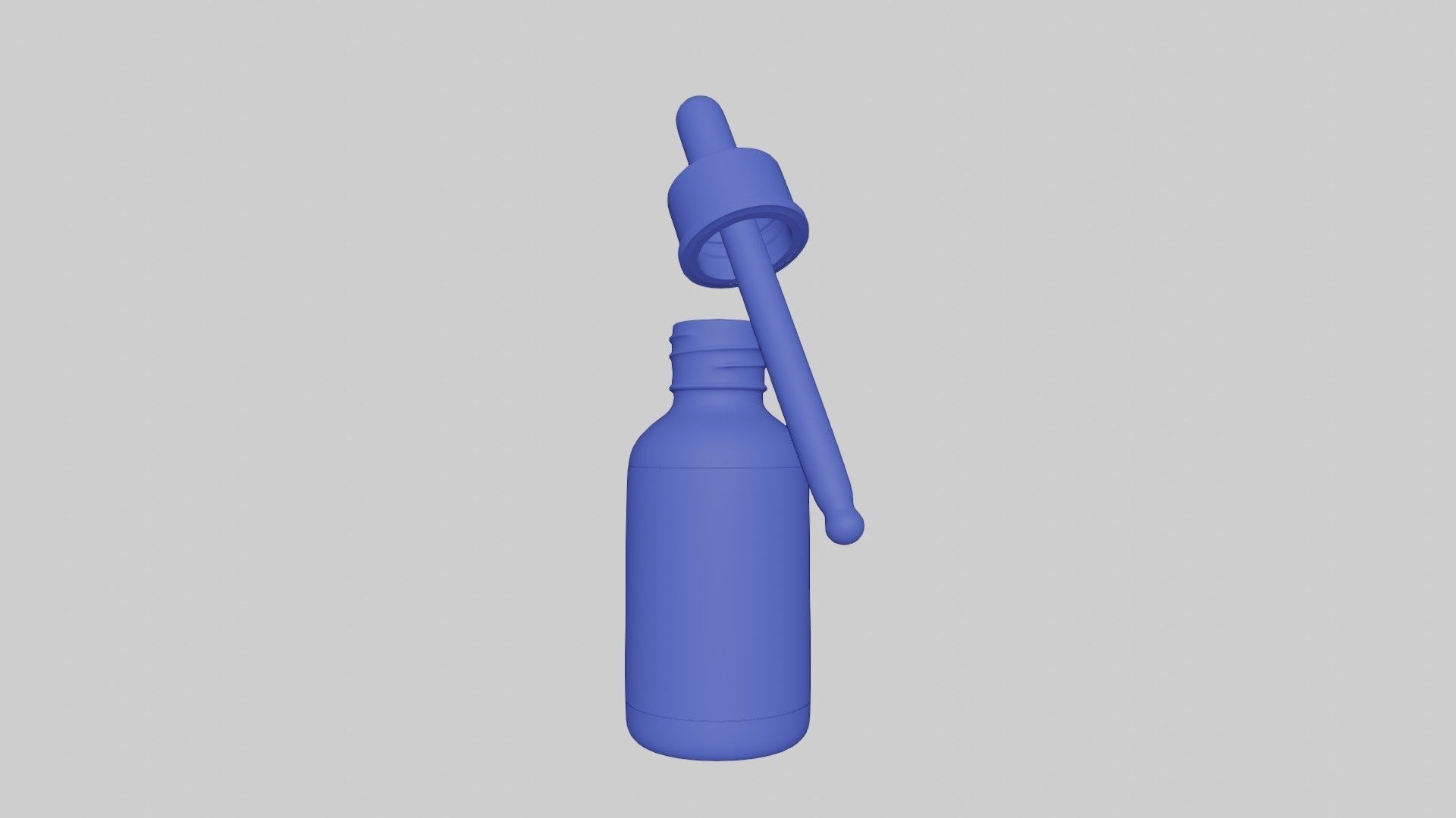 Serum bottle 3D model CGTrader