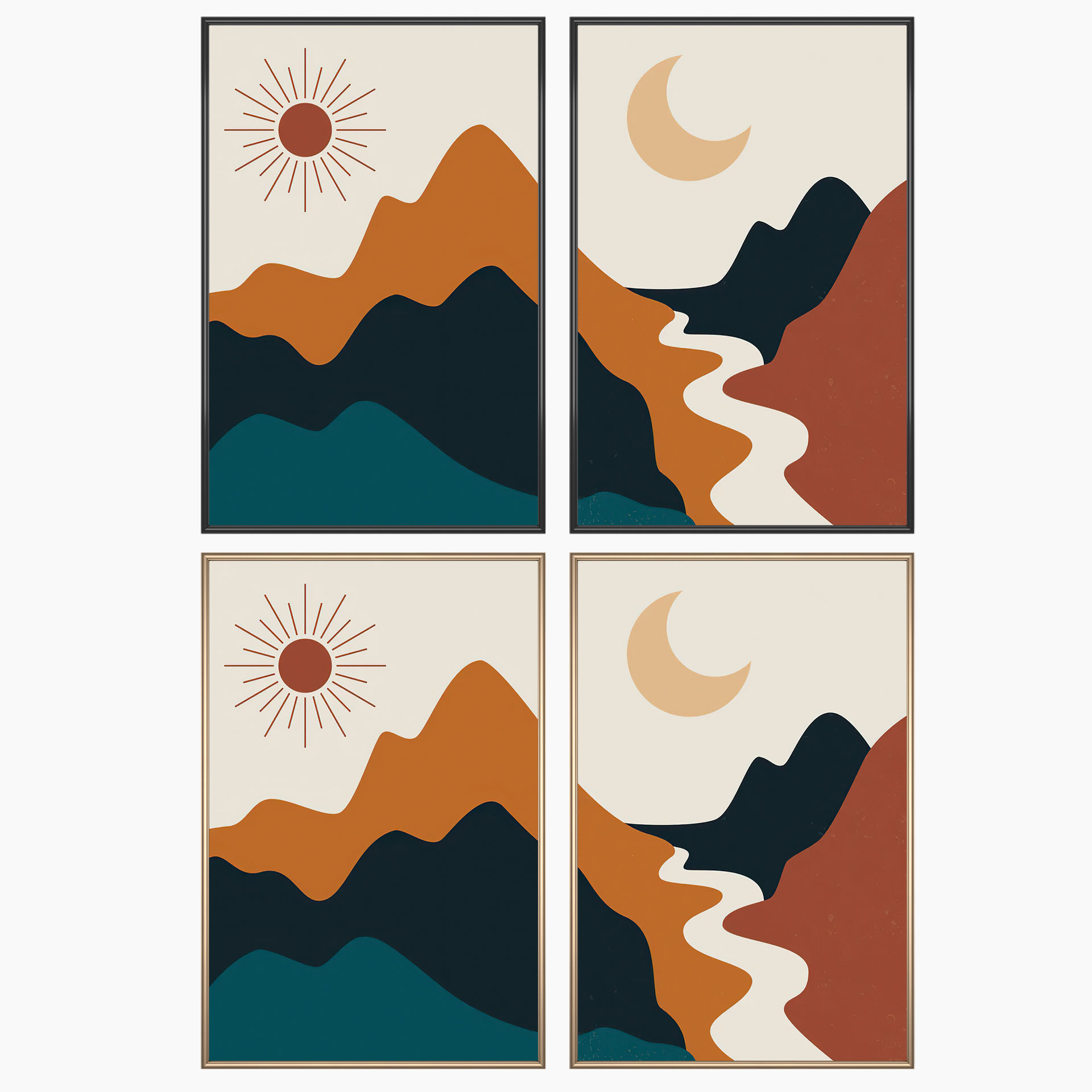 Wall Art Set 3932 3D model_1