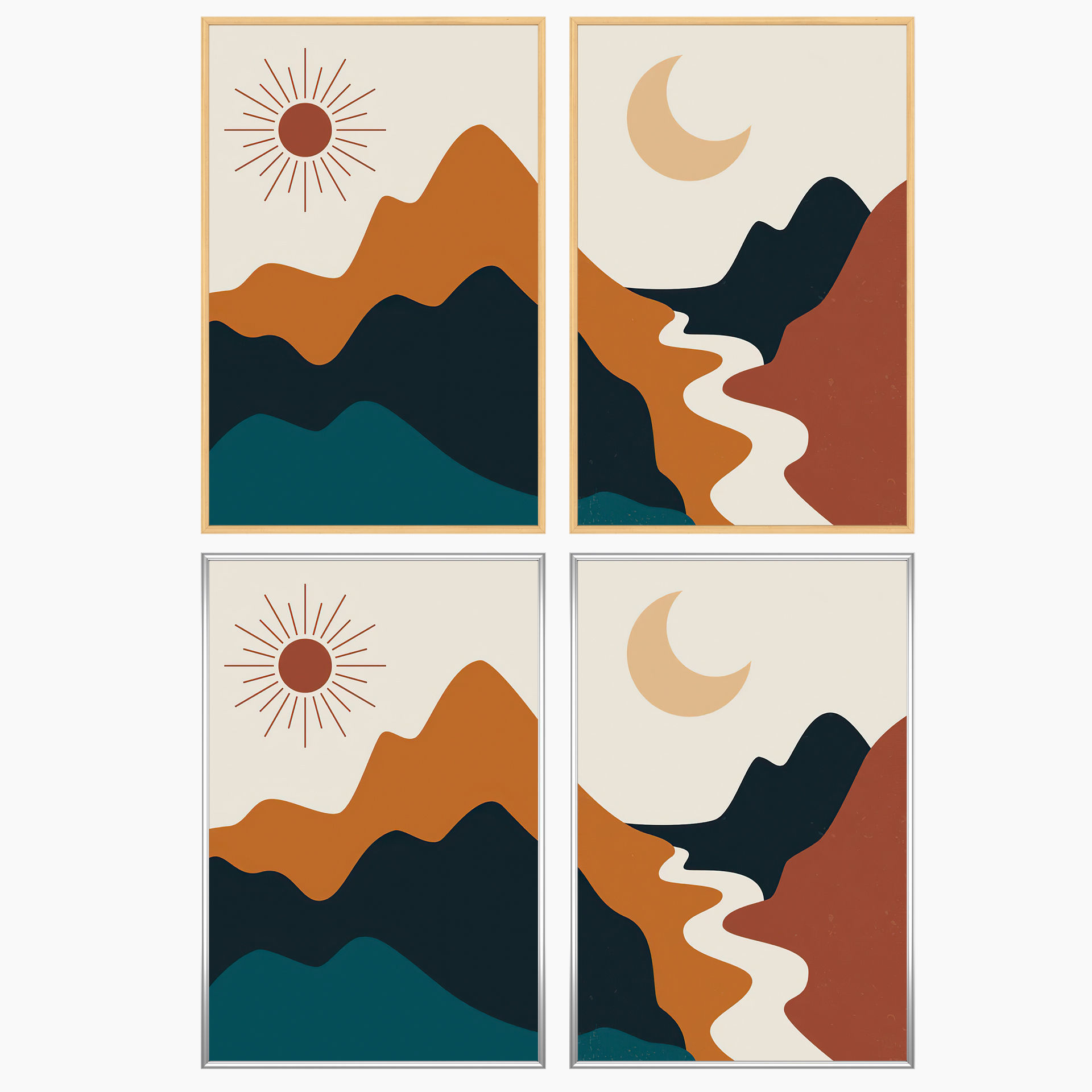 Wall Art Set 3932 3D model_2