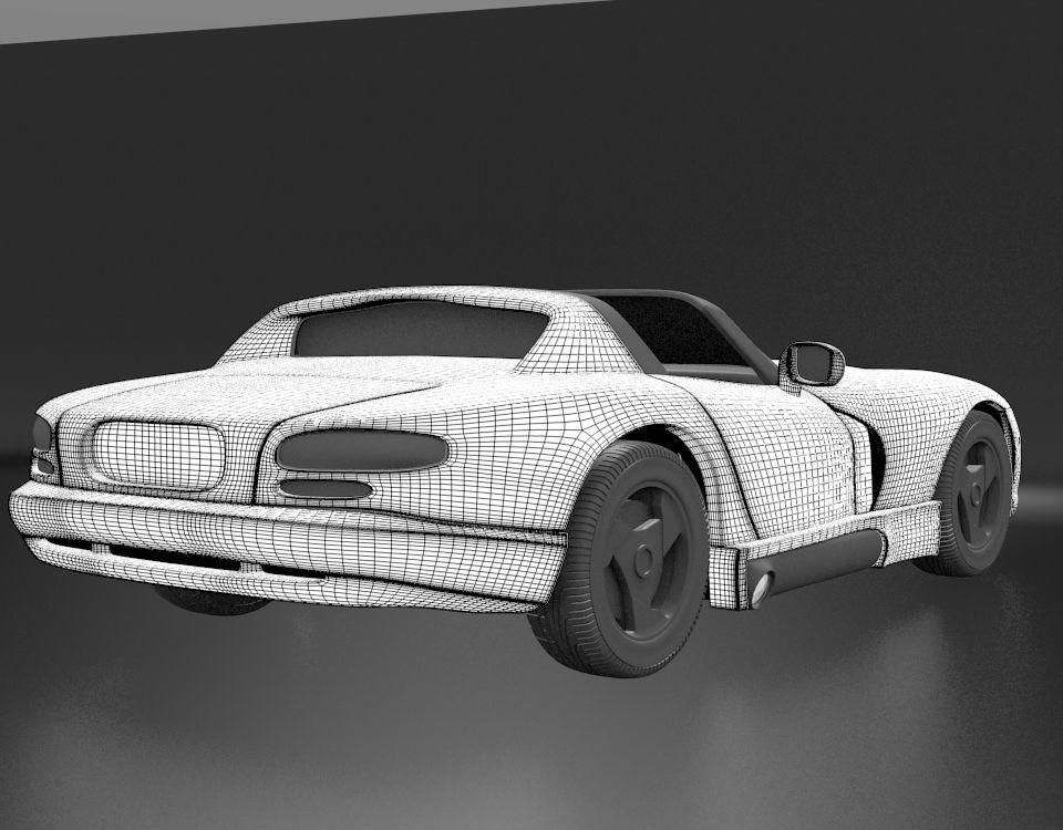 Dodge Viper 92 3D model_7