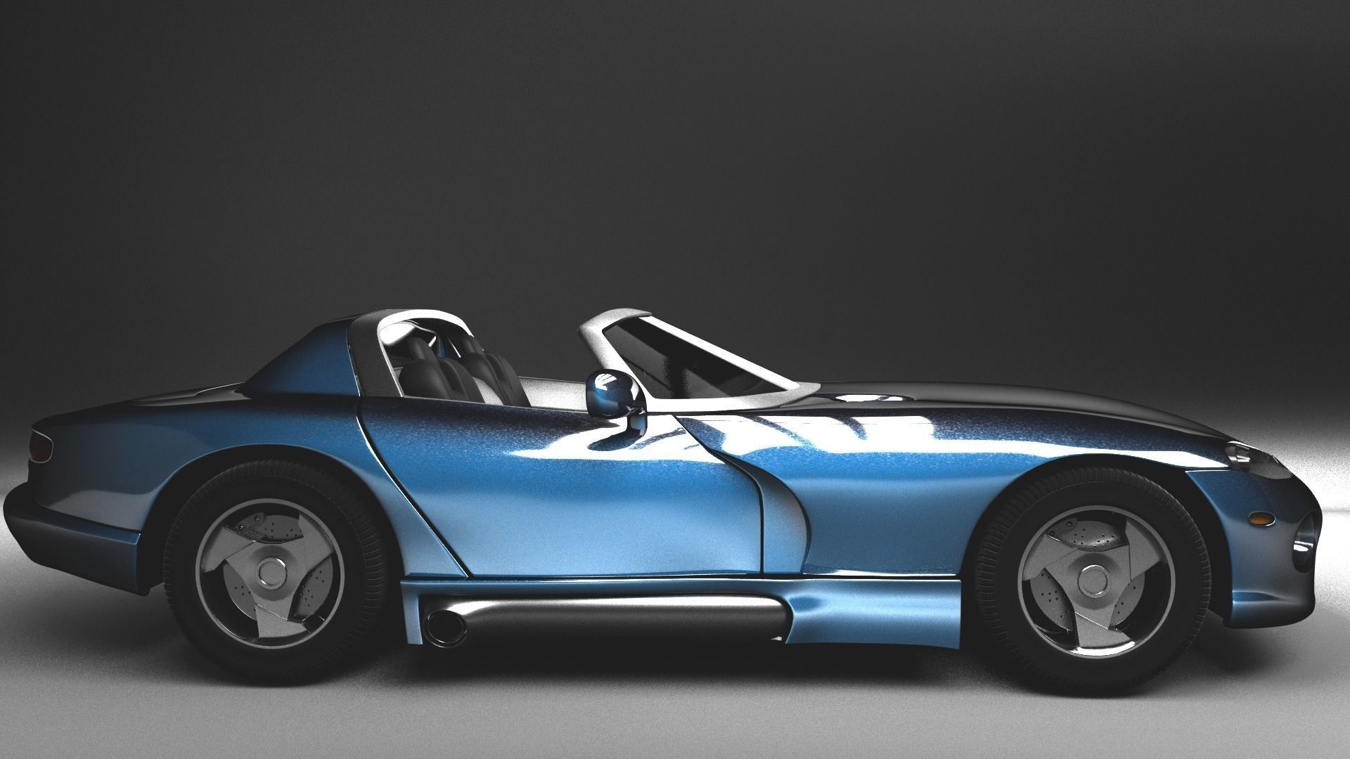 Dodge Viper 92 3D model_0