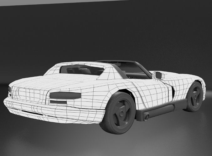 Dodge Viper 92 3D model_11