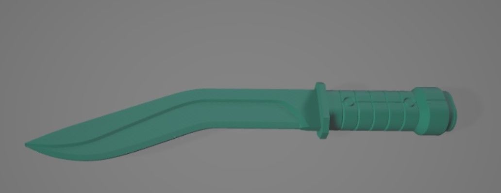 Kukri Modern 3D print model_1