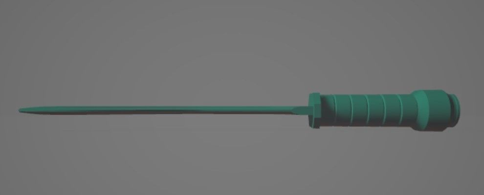 Kukri Modern 3D print model_2