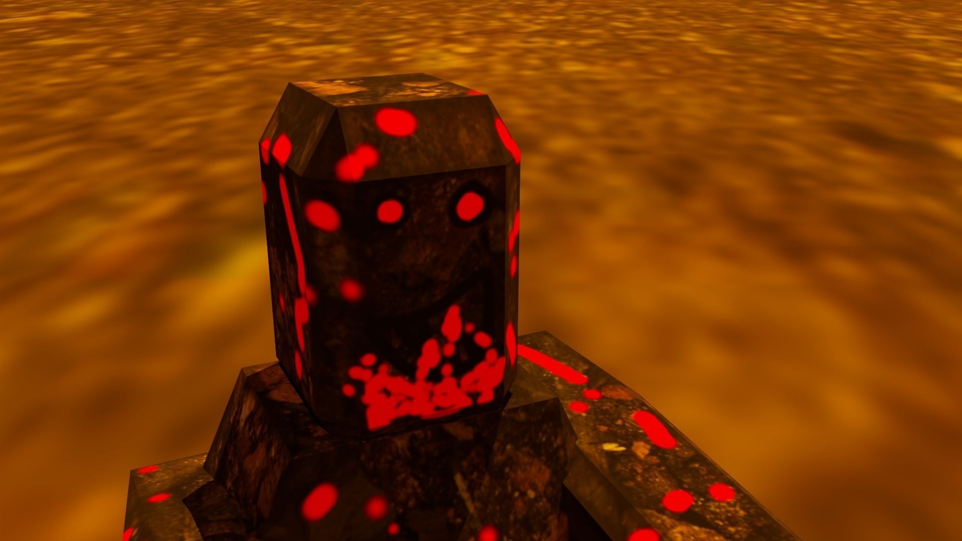 Low Poly Zombie Modeled and Textured Low-poly 3D model_3