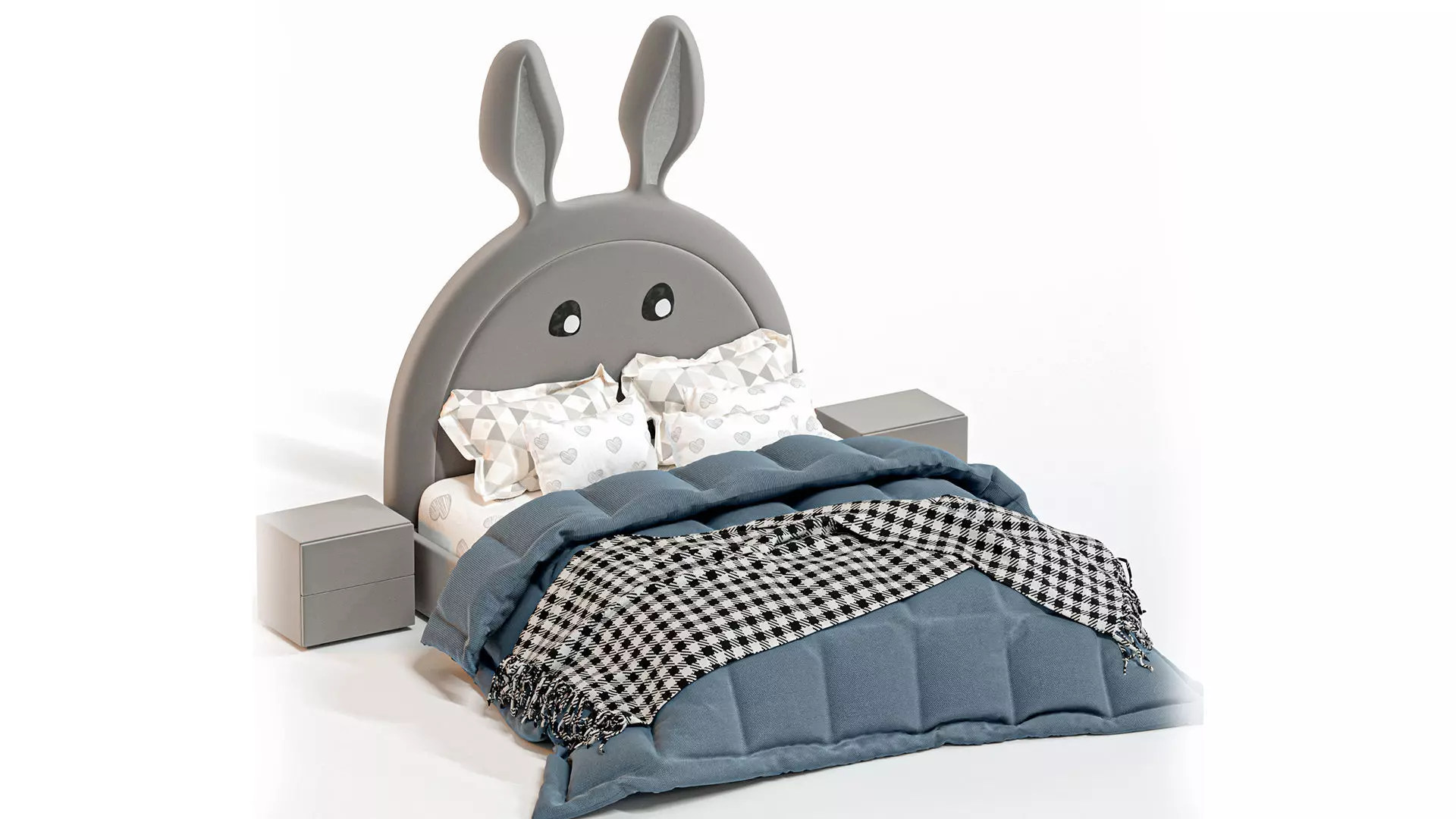 Rabbit Bed 3D model_0