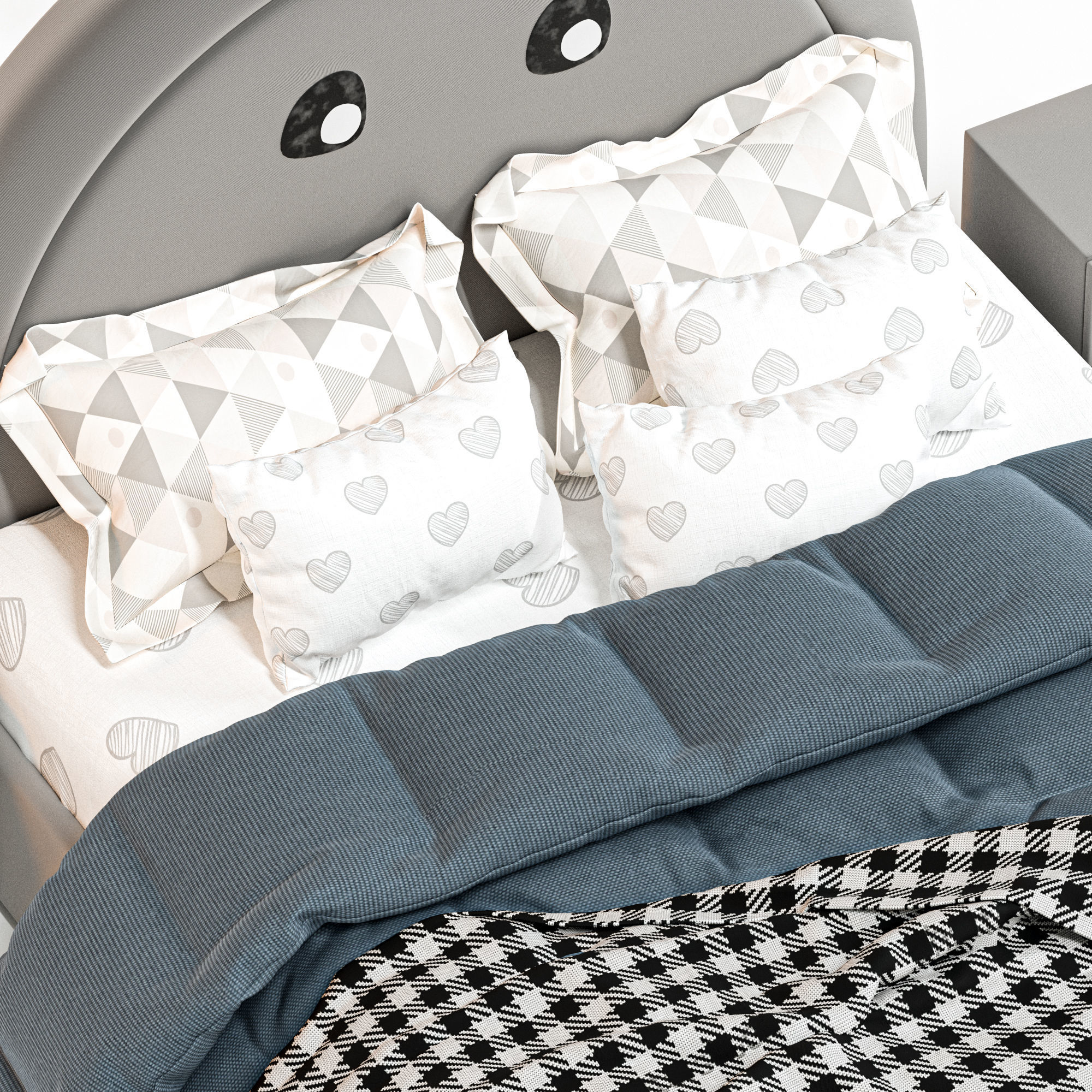 Rabbit Bed 3D model_4