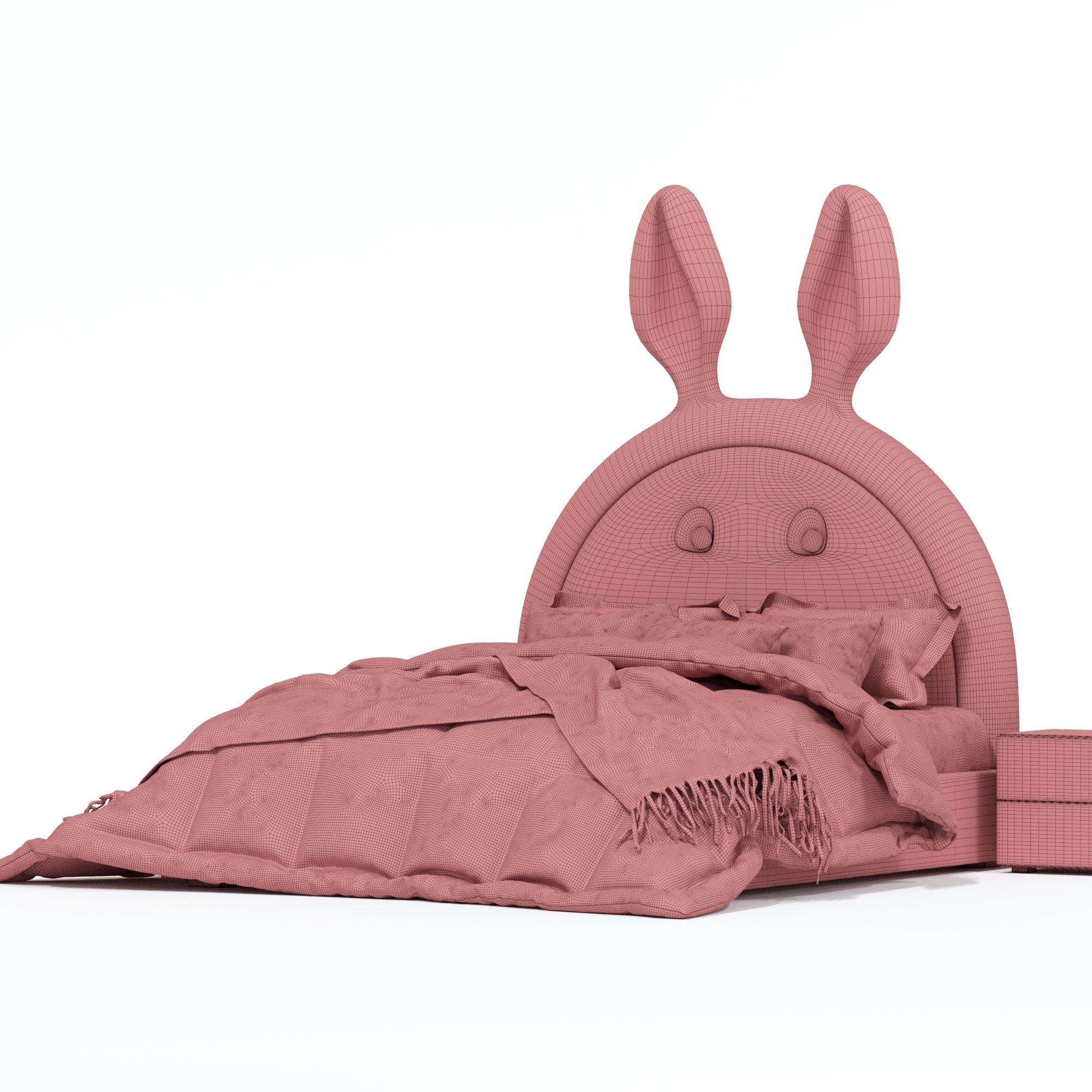 Rabbit Bed 3D model_6
