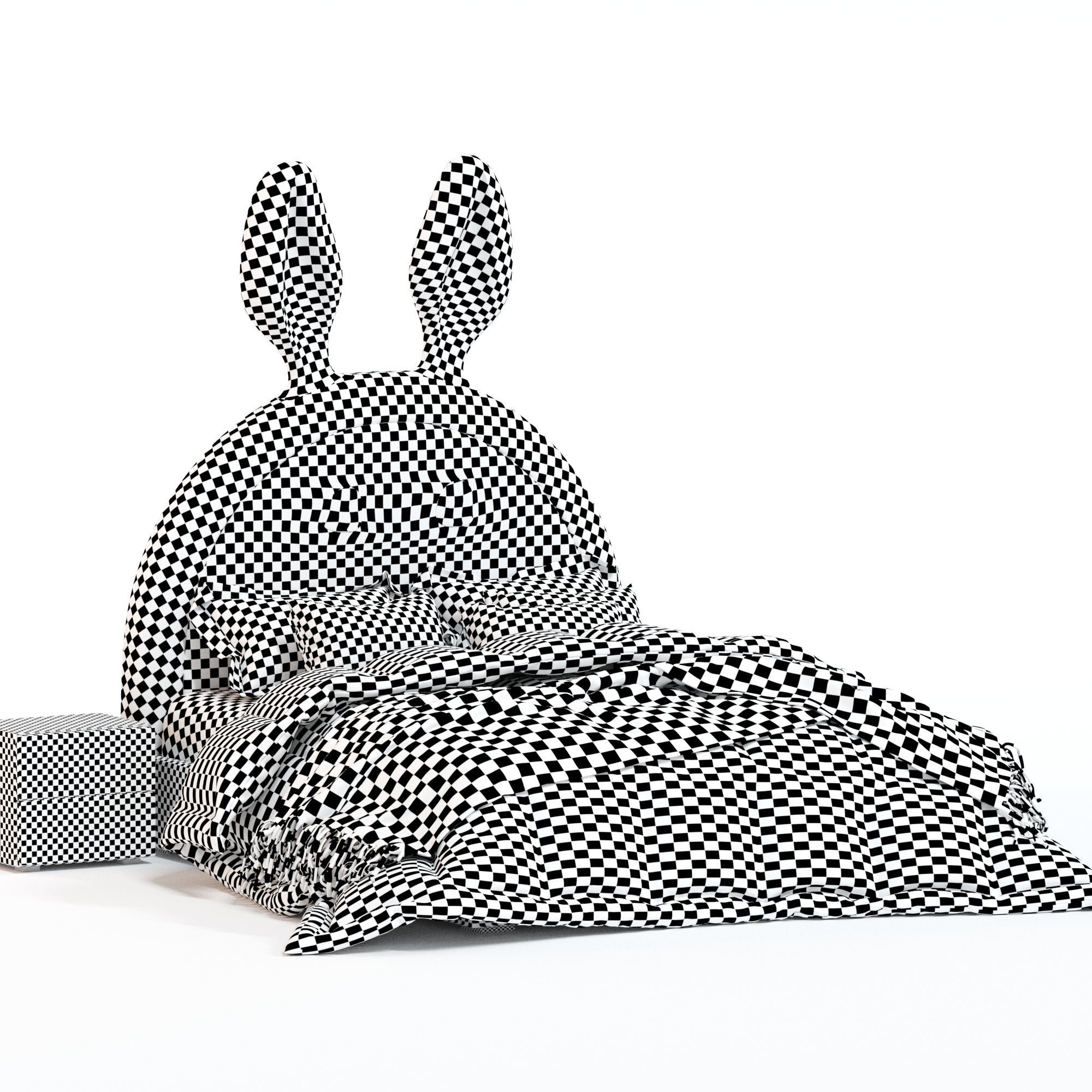 Rabbit Bed 3D model_5