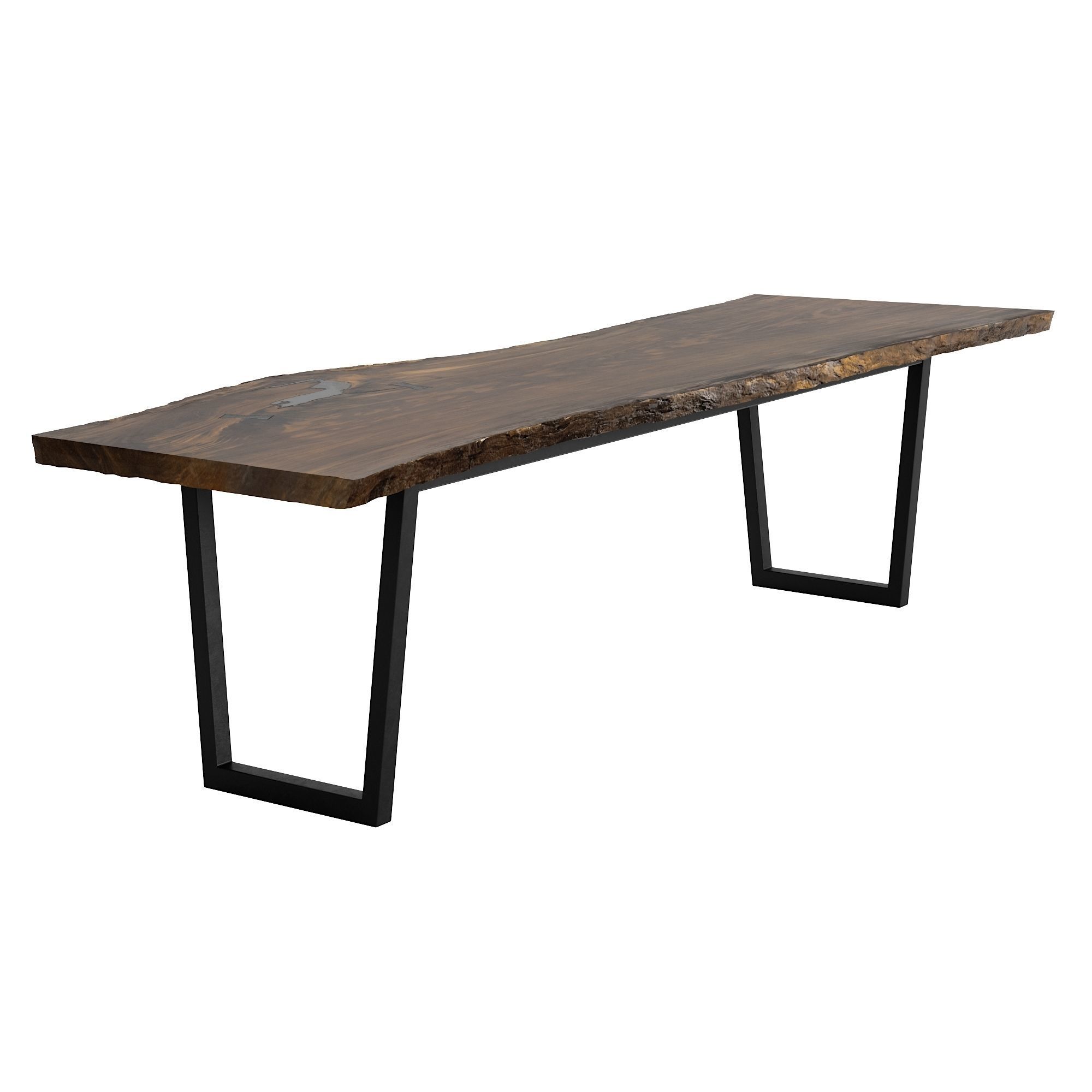 Live Edge Table 3D model CGTrader