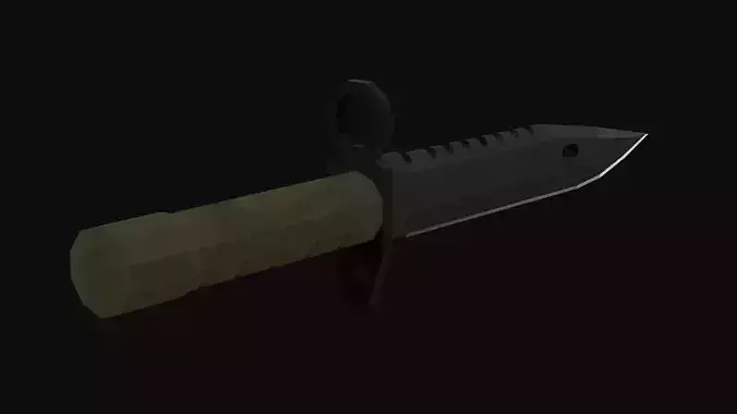 M9 Bayonet Low Poly
