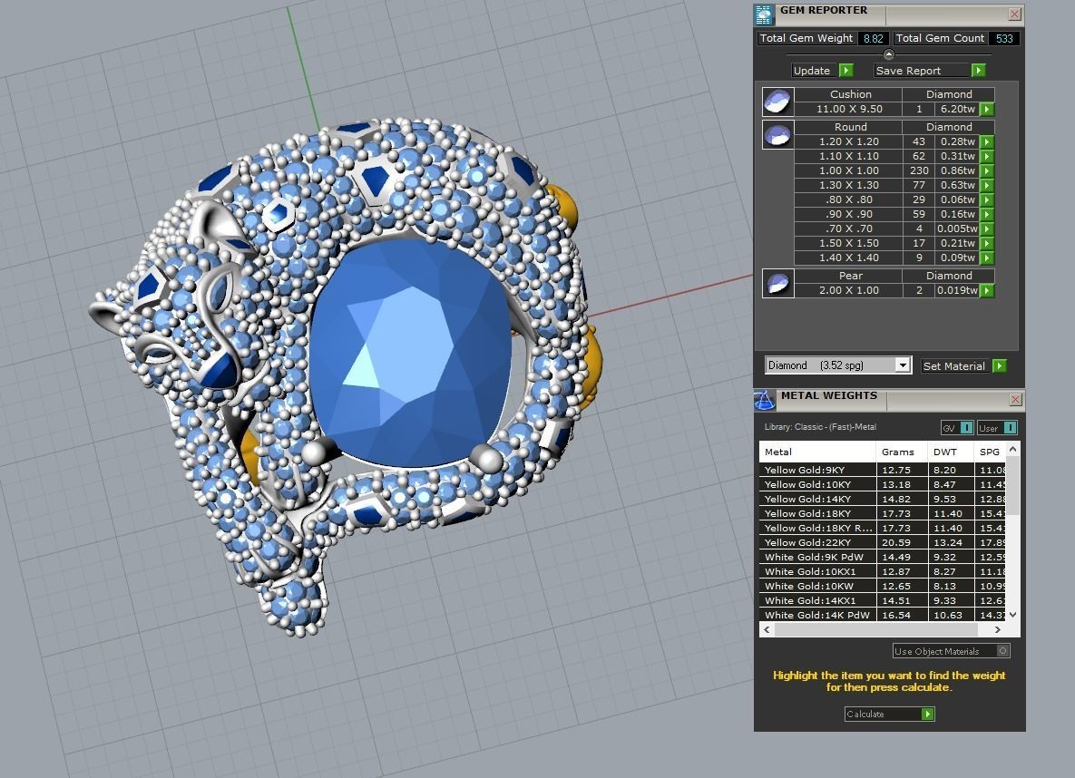 jewelry ring 3D print model_10