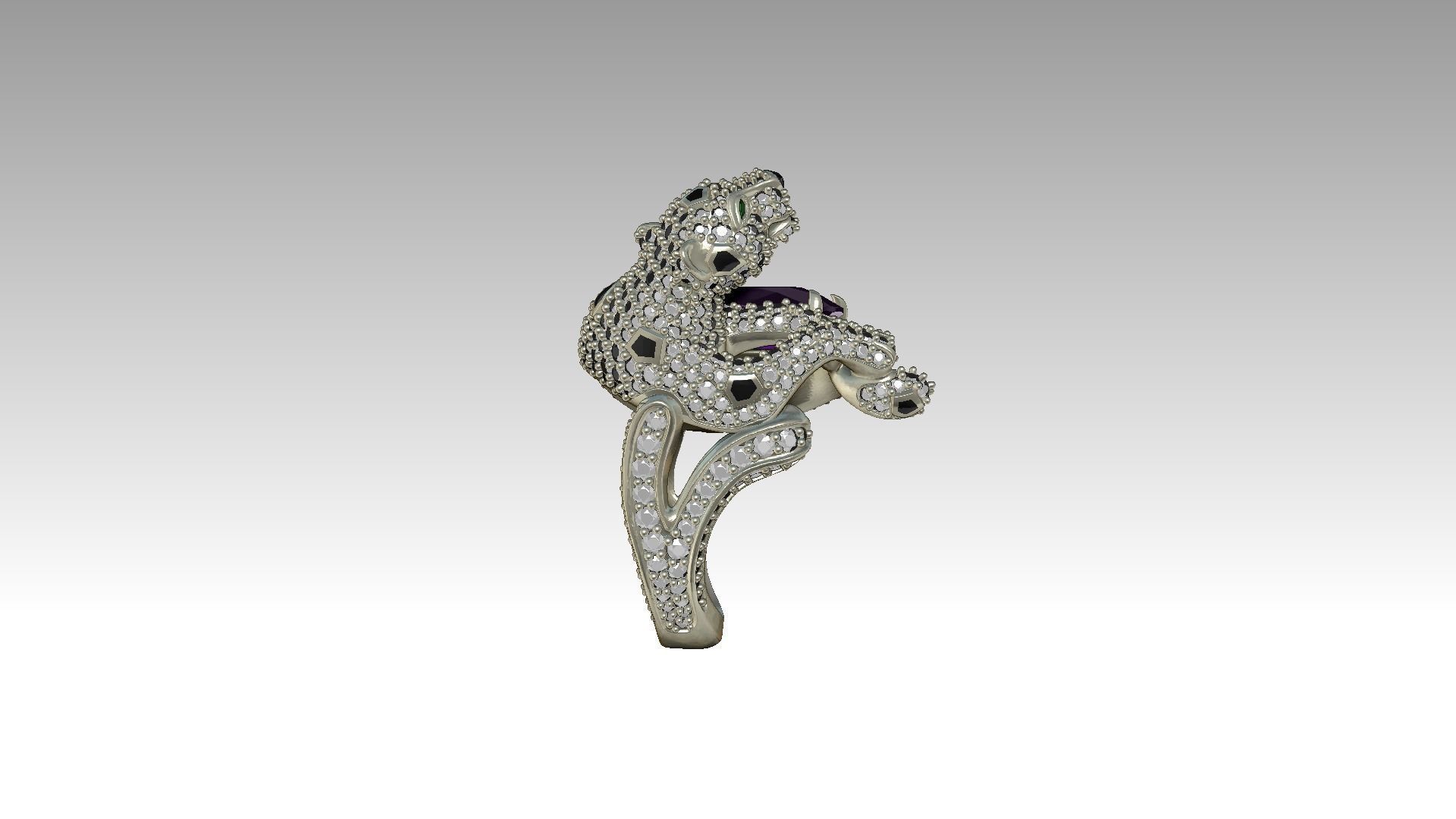 jewelry ring 3D print model_3