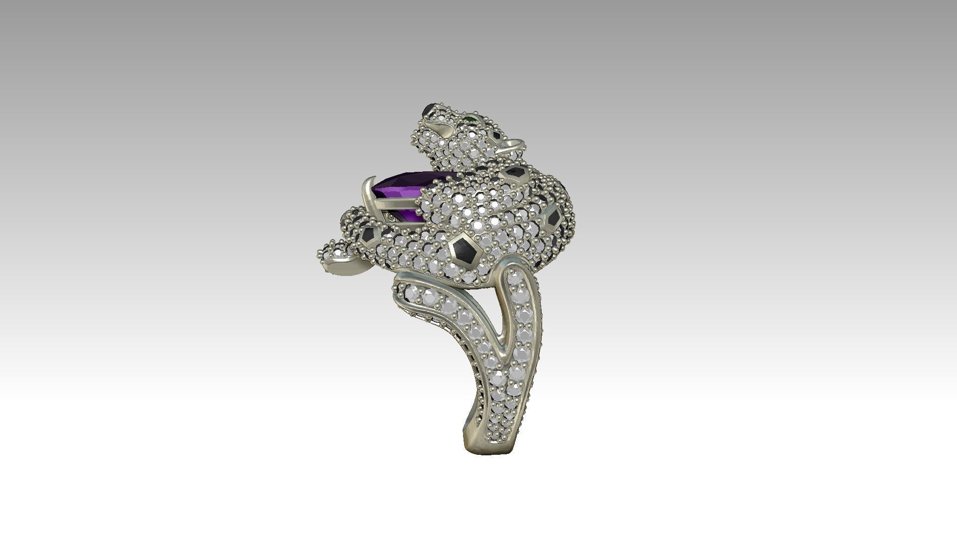 jewelry ring 3D print model_5