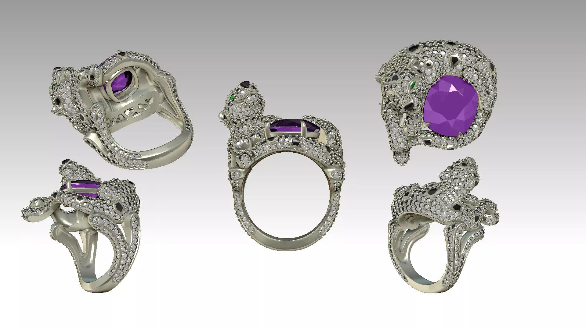jewelry ring 3D print model_0