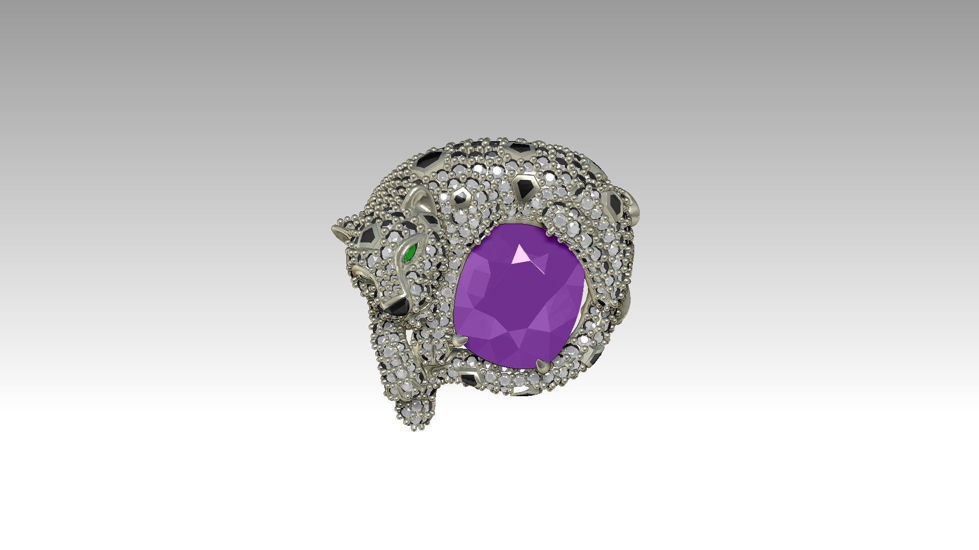jewelry ring 3D print model_6