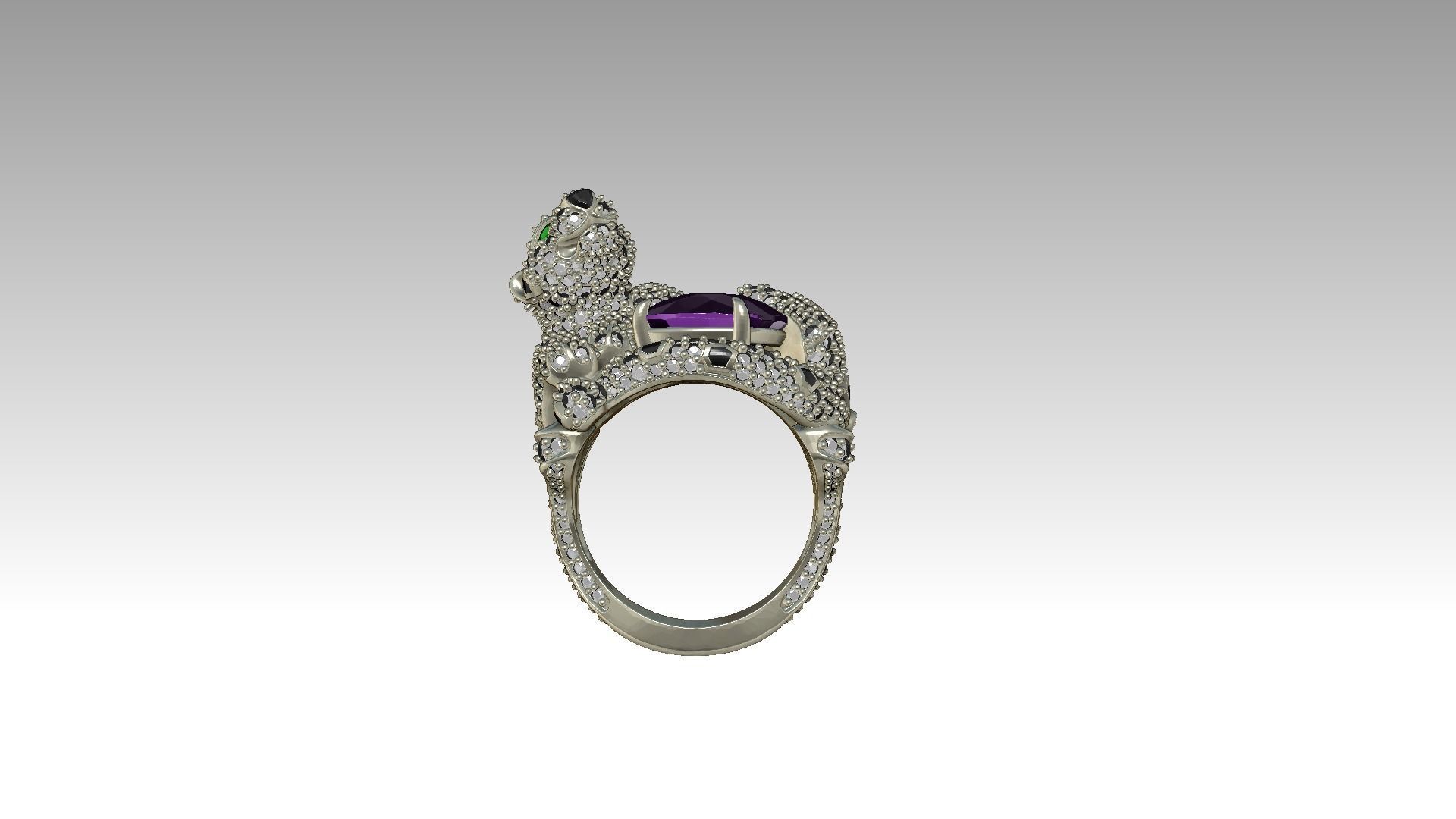 jewelry ring 3D print model_2