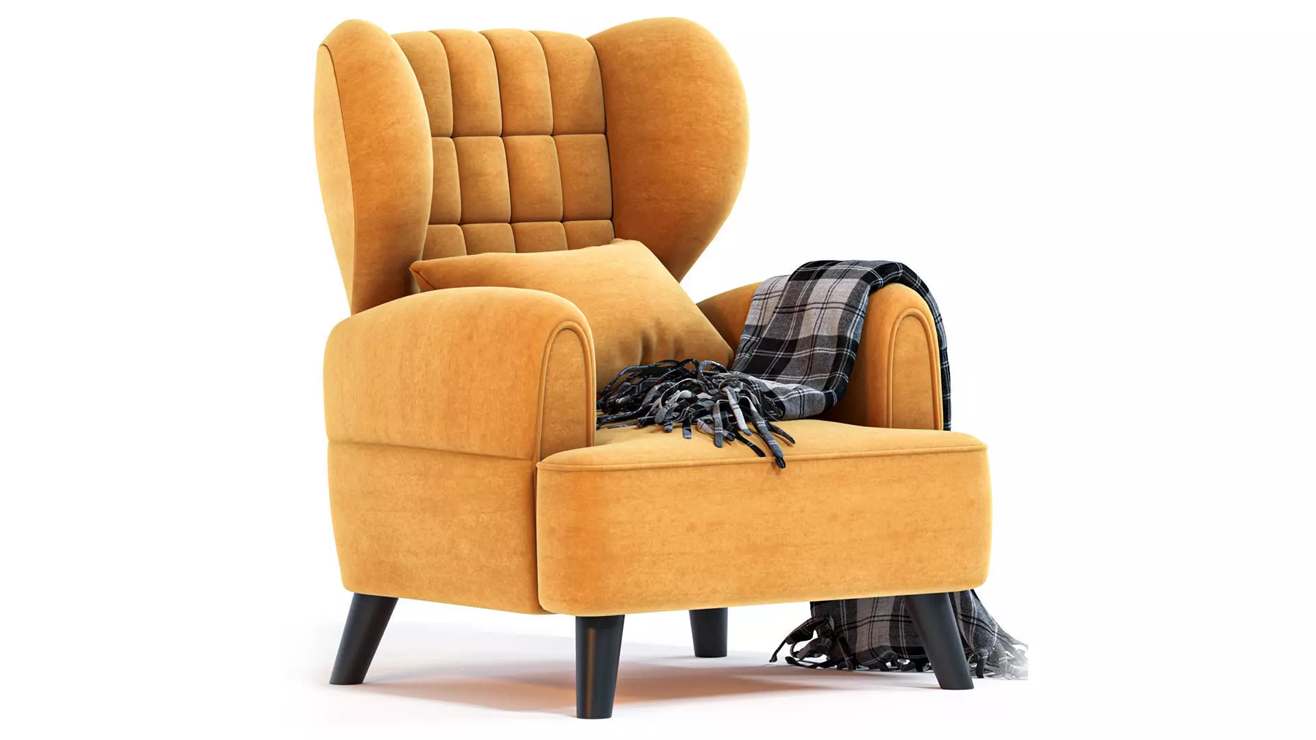 Yellow Chair 3D model