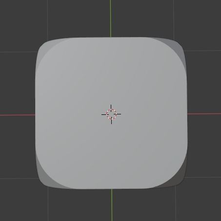 Weird Rounded Corner Square 3D model_1