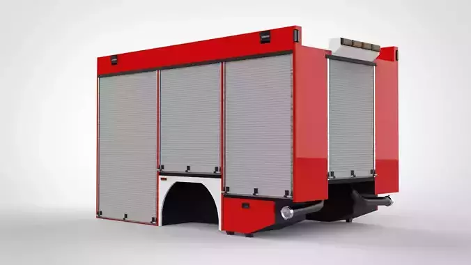 Schlingmann Quadra VA Back Construction Low-poly 3D model