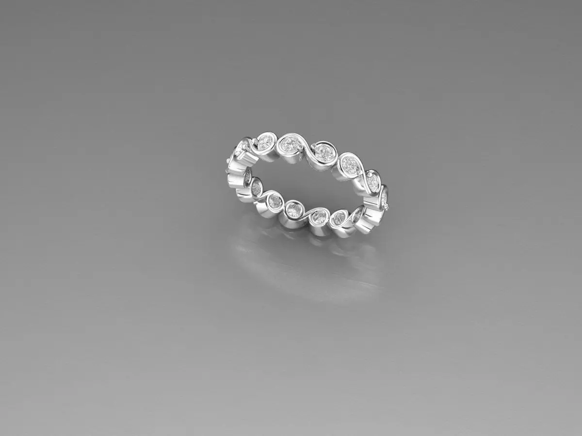 BAND RING 3D print model_0