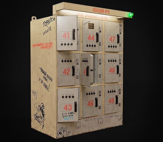 80s Soviet Auto Luggage Storage Free low-poly 3D model