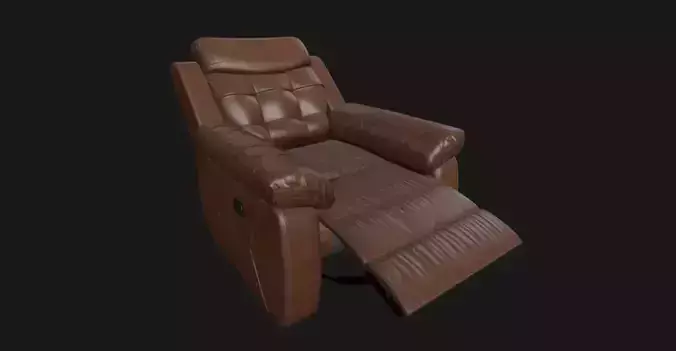 Recliner Leather Chair Sofa Single Seater