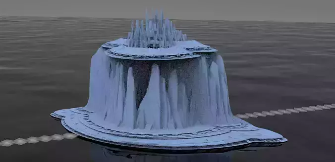 Sci fi City Dome island 2