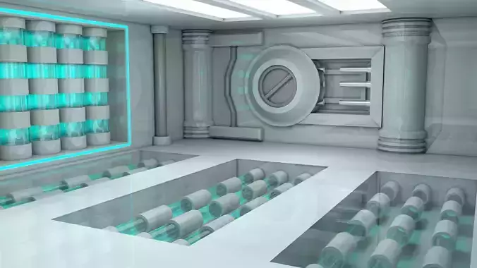 Sci Fi Room 3D model