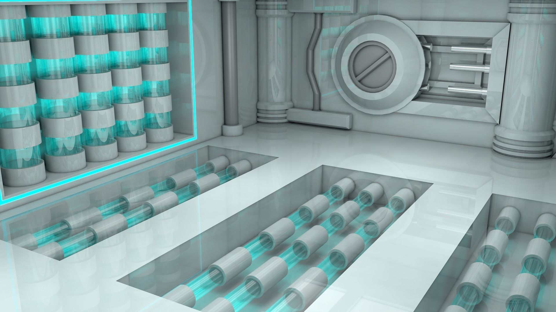 Sci Fi Room 3D model_3