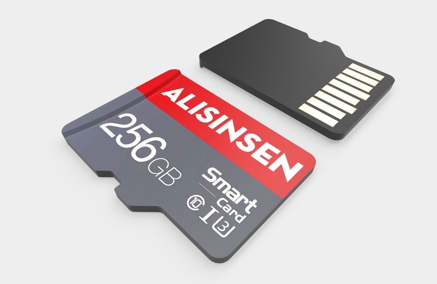 Micro SD Card M7 Low-poly 3D model_1