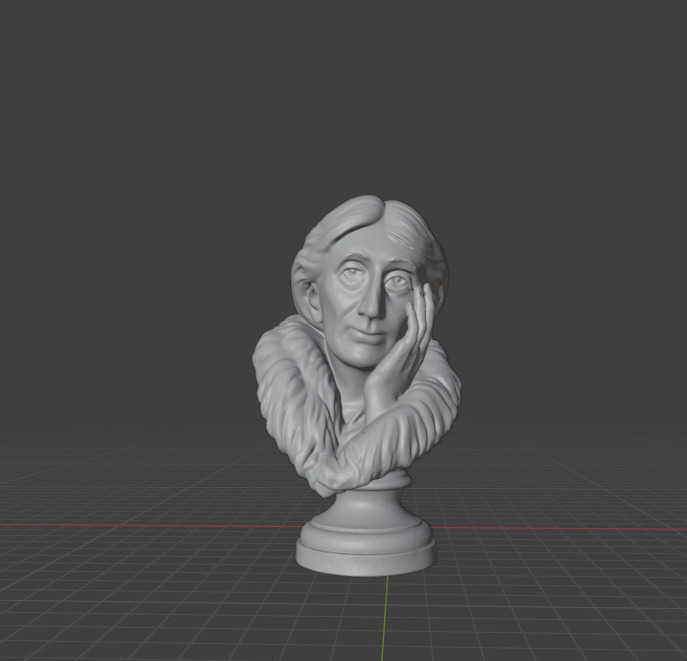 Virginia Woolf 3D print model_1