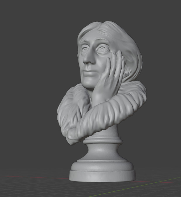 Virginia Woolf 3D print model_10