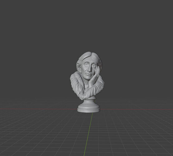 Virginia Woolf 3D print model