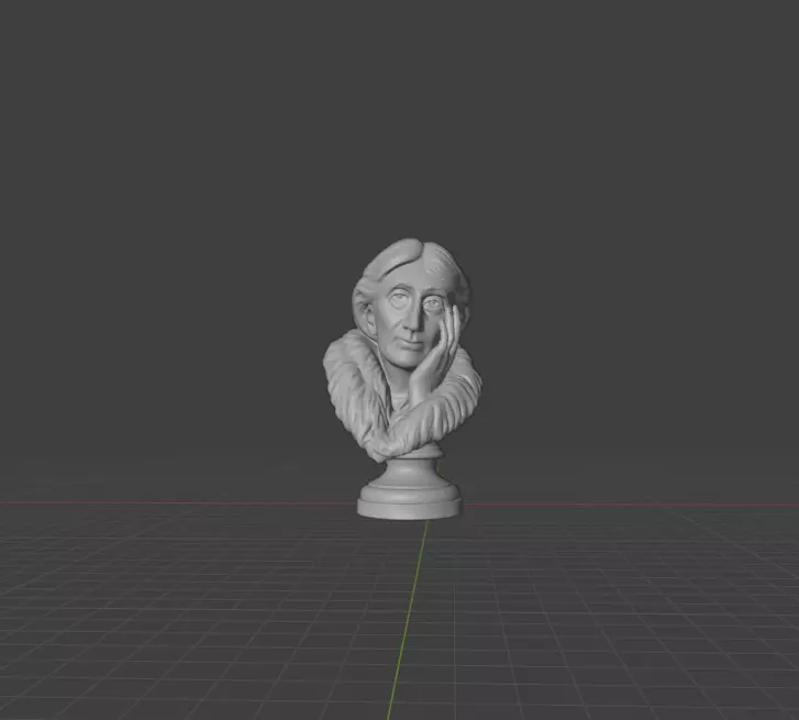 Virginia Woolf 3D print model_0