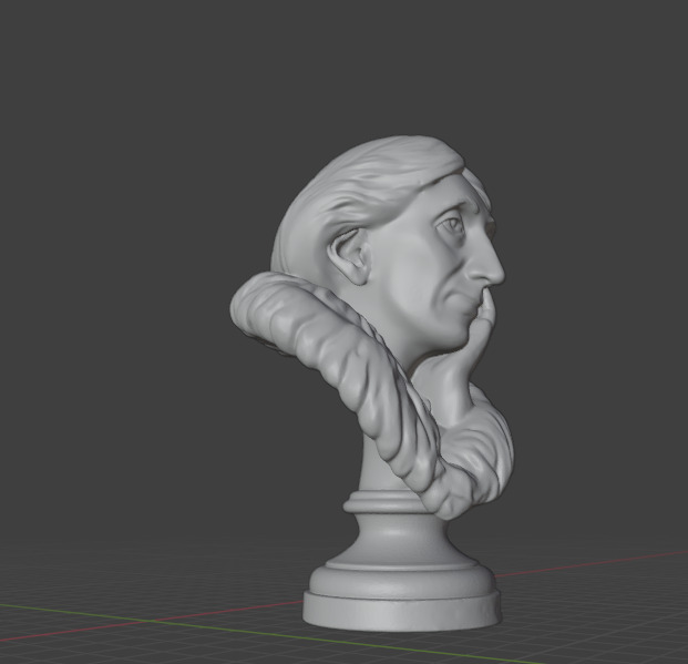 Virginia Woolf 3D print model_3