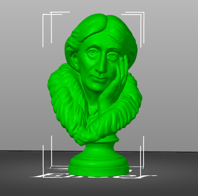 Virginia Woolf 3D print model_17