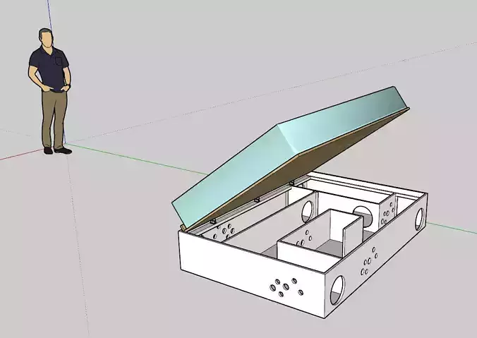 Bedframe with Cat maze  3D model