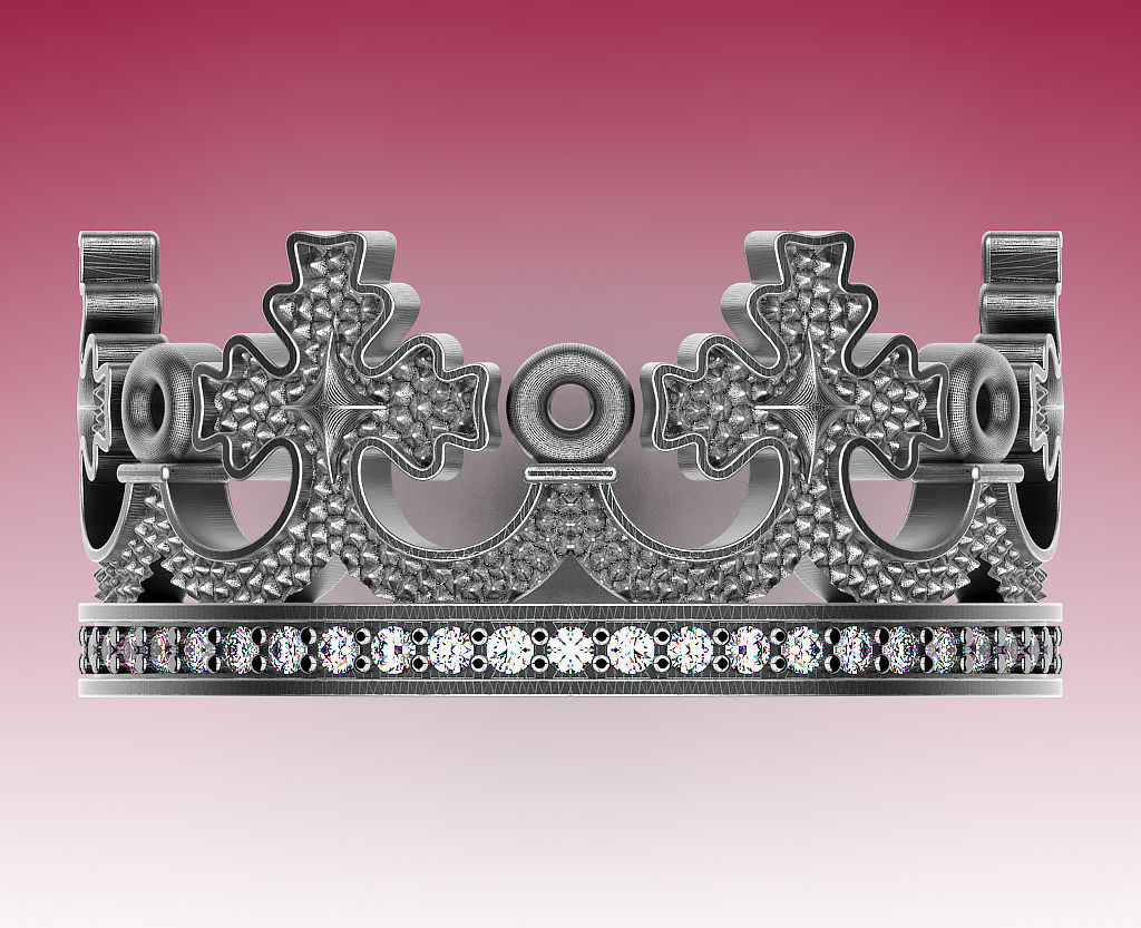 Ring Corona 3D print model_3