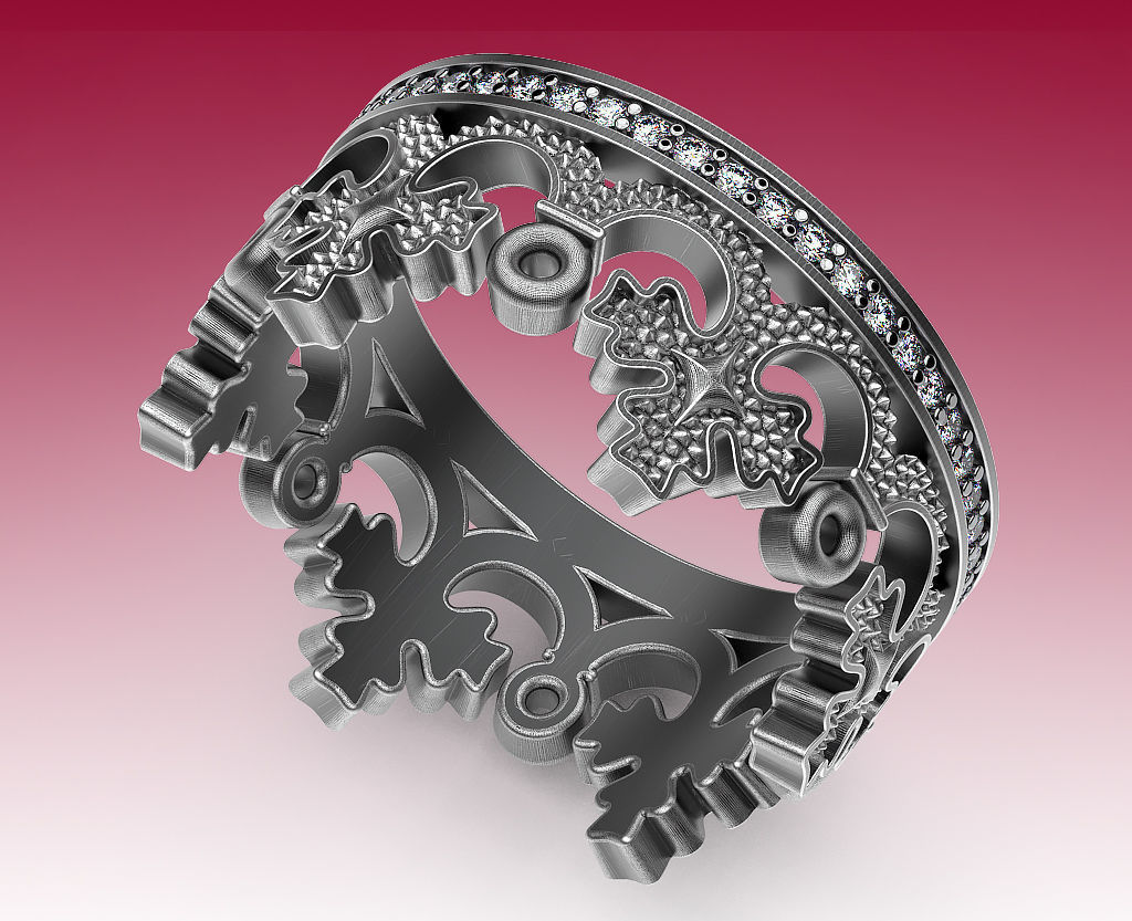 Ring Corona 3D print model_2